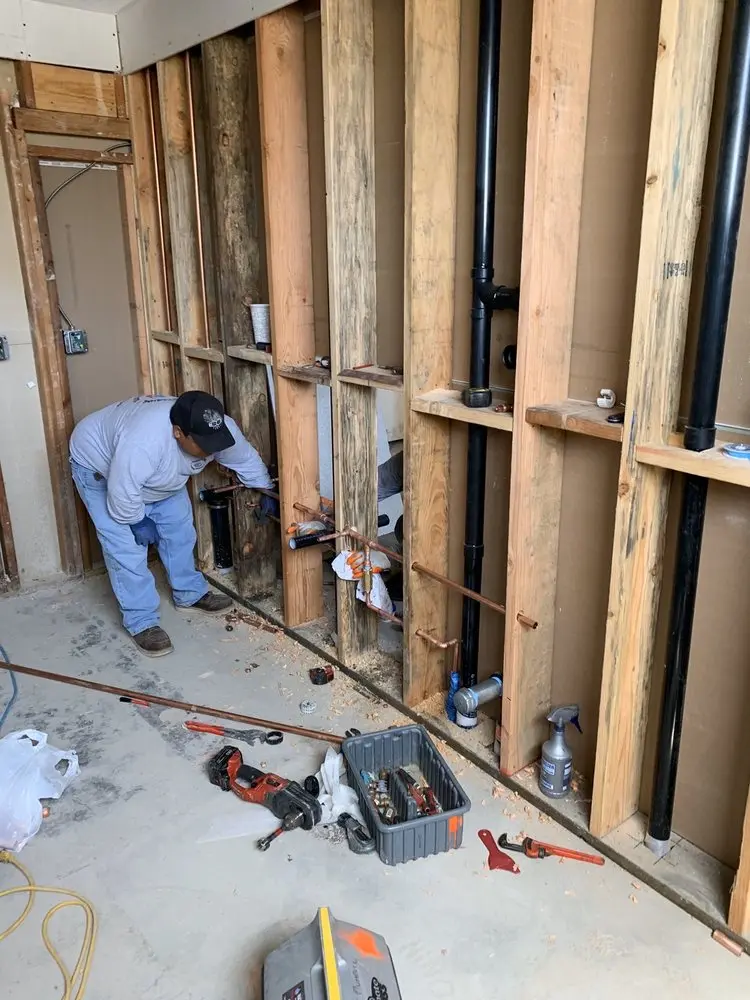Commercial rough-in plumbing for Gas Line Repair in Mound